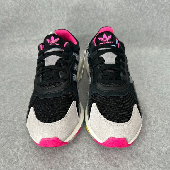 Adidas Tresc Running Boost Shoes Black Pink Mens Size 10 - Picture 3 of 12